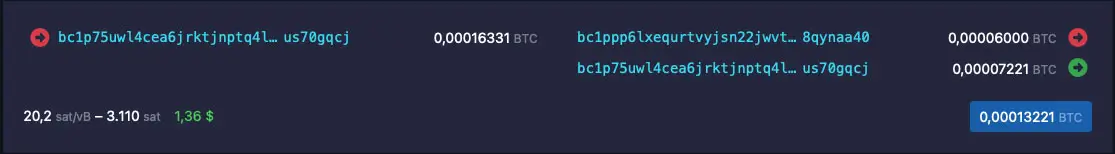 On-chain zápis