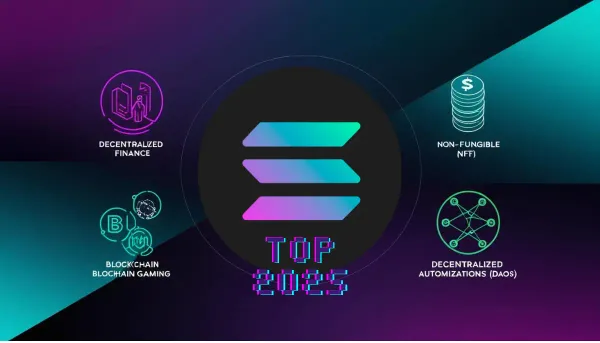 Top projekty na Solana blockchaine v roku 2025